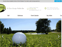 Tablet Screenshot of glenhillsgolf.com